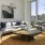 a living room with a large window
